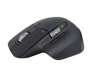 Logitech MX Master 3S - Wireless Performance Mouse, Ergo, 8K DPI, Track on Glass, Quiet Clicks, USB-C, Bluetooth, Windows, Linux, Chrome - Graphite